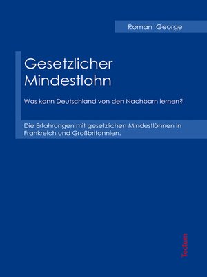 cover image of Gesetzlicher Mindestlohn
